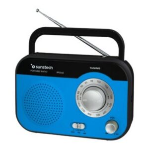 Radio Portátil Sunstech RPS560/ con Cable/ a Pilas/ Azul 8429015014826 RPS560BL SUN-RADIO RPS560 BL