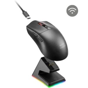 Ratón Gaming Mars Gaming MMW-Elite/ Batería Recargable/ Hasta 20000 DPI 8435693114277 MMWELITE TAC-MOU MMW-ELITE BK