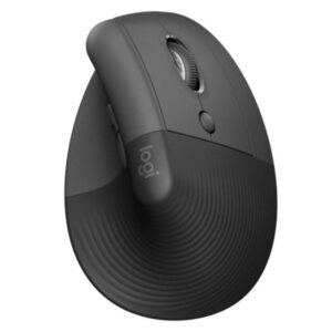 Ratón Vertical Inalámbrico Logitech Lift Vertical Ergonomic Mouse/ Hasta 4000 DPI/ Grafito 5099206099784 910-006473 LOG-MOU LIFT VERTICAL GF