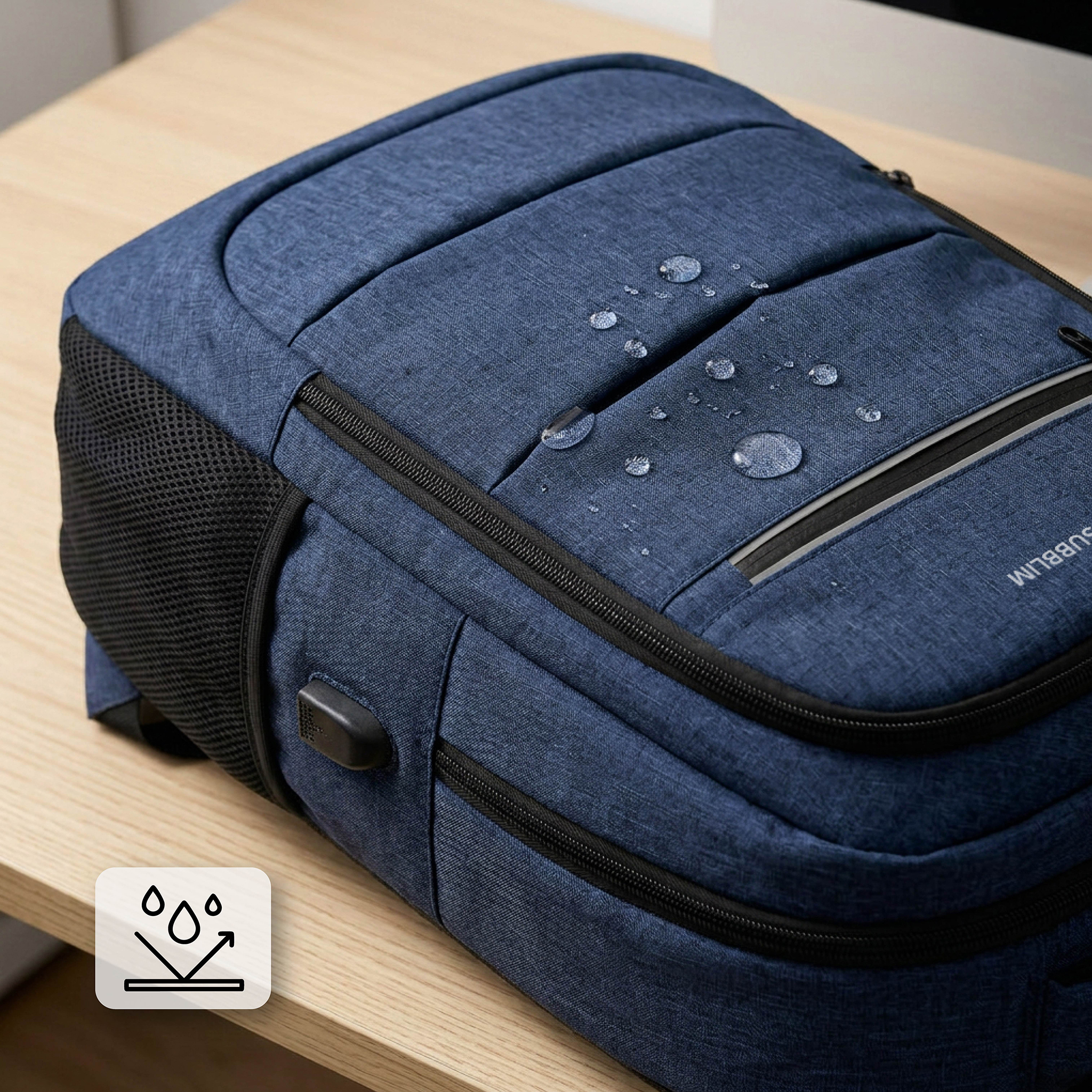 SUBBLIM City Plus Backpack 16" 26L Blue - Imagen 2