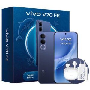Smartphone Vivo V70 FE 8GB/ 512GB/ 6.83"/ 5G/ Azul/ Incluye Cargador + Auriculares 6932204524201 5673126 VIVO-SP V70 FE 8-512 BL PACK