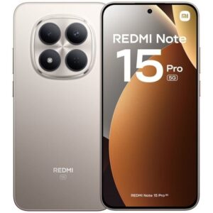 Smartphone Xiaomi Redmi Note 15 Pro 8GB/ 512GB/ 6.83"/ 5G/ Titanio 6932554478612  XIA-SP NOTE15P 5G 8-512 TIT