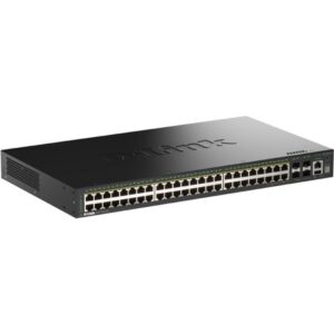 Switch Gestionable D-Link DGS-1530-52P/E 48 Puertos/ RJ-45 10/100/1000/ SFP/ PoE 790069474507 DGS-1530-52P/E DLK-SWITCH DGS-1530-52P E