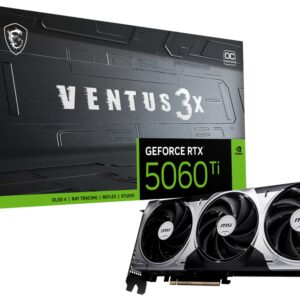 TARJETA GRAFICA MSI RTX 5060TI 16G VENTUS 3X OC 4711377337618 912-V812-077