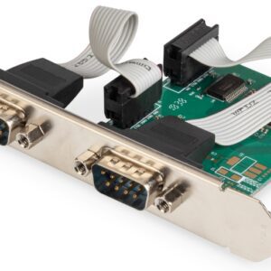 TARJETA PCI-E DIGITUS 2 PUERTOS SERIE RS232 4016032309390 DS-30000-1