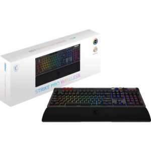TECLADO MSI STRIKE PRO WIRELESS SILENT ES 4711377270144 | P/N: S11-43ES209-CLA | Ref. Artículo: 1402182