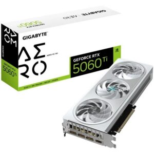 Tarjeta Gráfica Gigabyte GeForce RTX 5060 Ti AERO OC/ 8GB GDDR7 4719331356040 9VN506TAO8-00-G10 GIG-GF RTX5060TI AER OC 8G