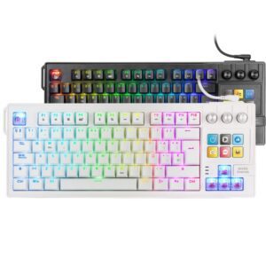Teclado Gaming Mecánico Mars Gaming MK-MASTER/ Switch Rojo/ Blanco/ Incluye SmartDeck 8435693114222 MKMASTERWES TAC-TEC MK-MASTER WH