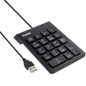 Teclado Numérico TooQ TQK-2001-B 8433281017559 TQK-2001-B TOO-TEC TQK-2001-B
