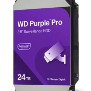 Western Digital Purple Pro WD241PURP disco duro interno 24 TB 7200 RPM 512 MB 3.5" SATA 0718037905488 | P/N: WD241PURP | Ref. Artículo: 1411995